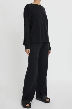 Cotton Cashmere Ls Boxy Knit