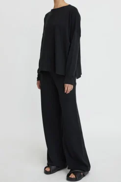 Cotton Cashmere Ls Boxy Knit