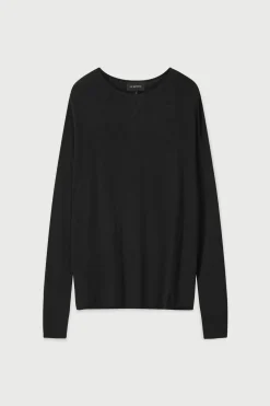 Cotton Cashmere Ls Boxy Knit