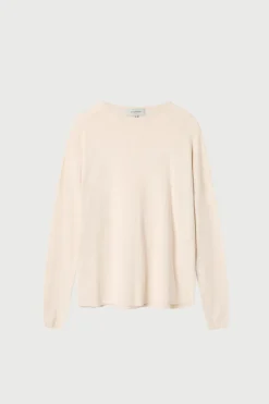 Cotton Cashmere Ls Boxy Knit