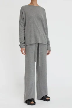 Cotton Cashmere Ls Boxy Knit