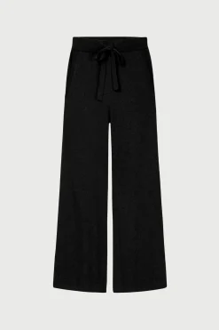 Cotton Cashmere Wide Leg Pant