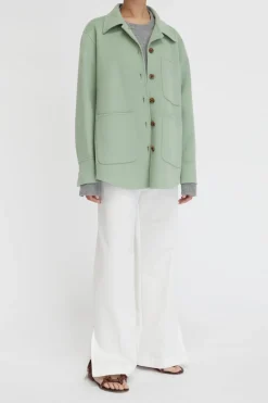 Florentine Cashmere Shirt Jacket