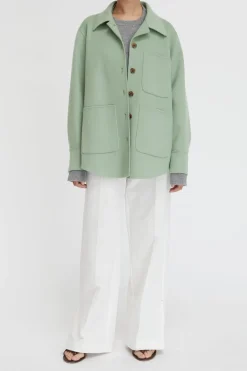 Florentine Cashmere Shirt Jacket