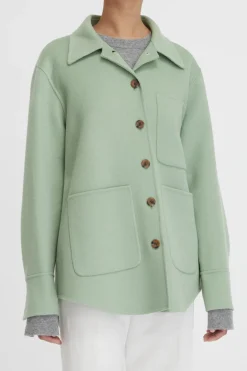 Florentine Cashmere Shirt Jacket