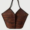 Hereu Calella Raffia Bicolour Bag
