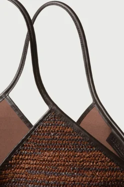 Hereu Calella Raffia Bicolour Bag