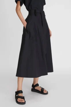 Lm Poplin Flare Skirt
