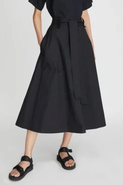 Lm Poplin Flare Skirt