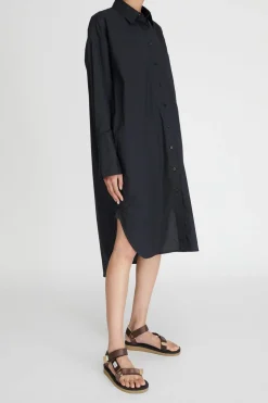 Lm Poplin Ls Shirt Dress