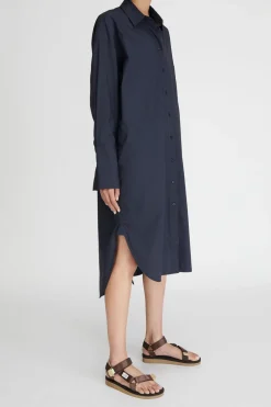 Lm Poplin Ls Shirt Dress