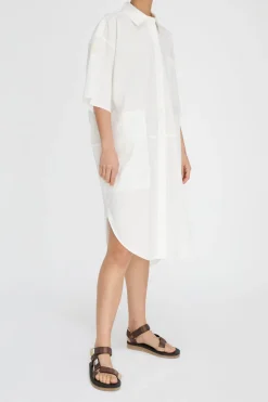 Lm Poplin Ss Shirt Dress