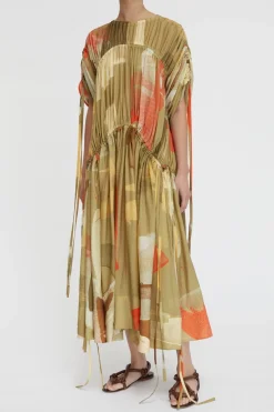 Maya Tie Maxi Dress