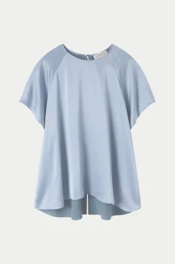Stella Silk Satin Raglan Tee