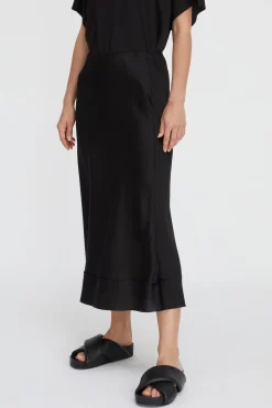 Stella Silk Satin Skirt
